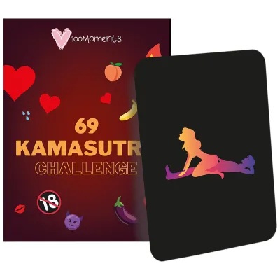 100Moments 69 Kamasutra Challenge - szexpóz kártyajáték pároknak (69 lap): 7 079 Ft