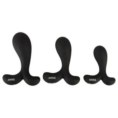 ANOS - anál tréning plug szett (fekete): 6 685 Ft