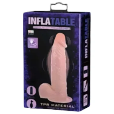 Baile Inflatable - <strong>felfújható</strong> élethű vibrátor (natúr): 9 441 Ft