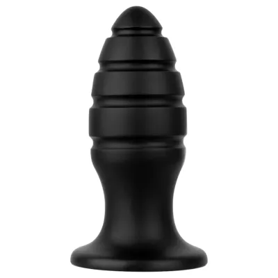 BUTTR Aftershock - óriás anál plug (fekete) - 23 cm