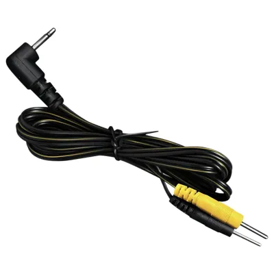 DG-LAB - elektródakábel 2,5 mm-es jackről 2 mm-es tüskékre (fekete): 2 591 Ft
