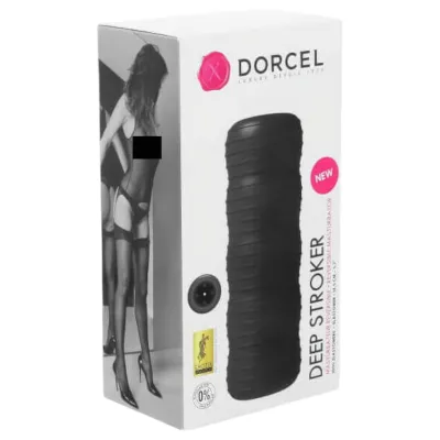 Dorcel Deep Stroker - férfi maszturbátor (fekete): 5 504 Ft