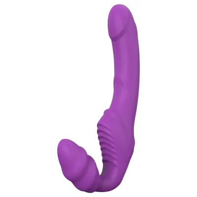 Dreamtoys Essentials - strapless strap-on vibrátor (lila): 23 614 Ft
