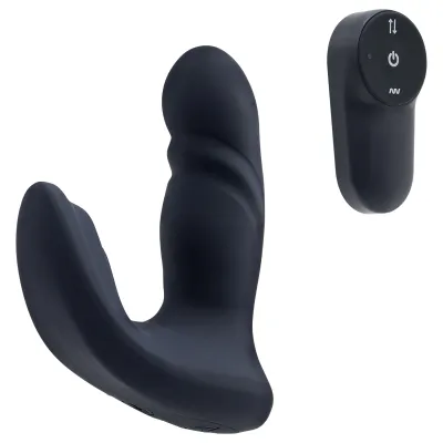 Dreamtoys Pulz - lökő párvibrátor távirányítóval (sötétkék): 23 614 Ft