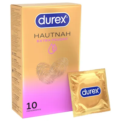 Durex Hautnah - extra síkosított óvszer (10db): 5 819 Ft