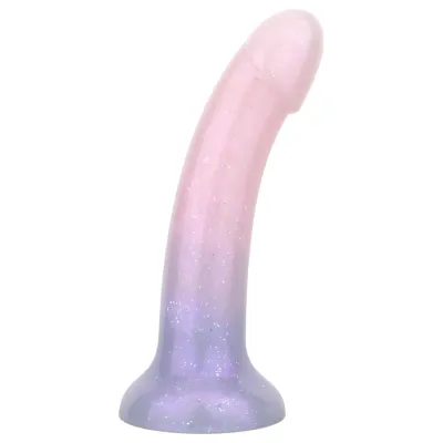 EasyToys Mermaid - csillámos dildó - 19cm (pink): 11 646 Ft