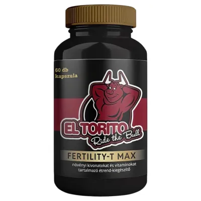 El Torito Fertility-T Max - tesztoszteron kapszula (60 db): 15 740 Ft