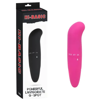Hi-Basic Powerful Invigorate - G-pont mini vibrátor (rózsaszín)