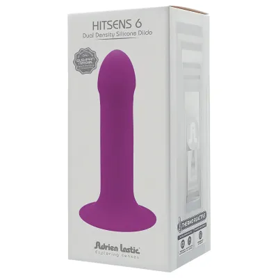 Adrien Lastic Hitsens 6 - Thermo Reactive dildó (lila): 7 551 Ft