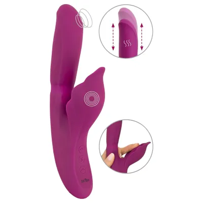 <strong>Javida</strong> - 4in1 G-pont és csikló izgató vibrátor (lila): 27 551 Ft