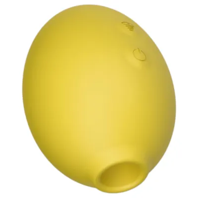 Lemon Squeeze - citrom formájú csiklószívó vibrátor (sárga)