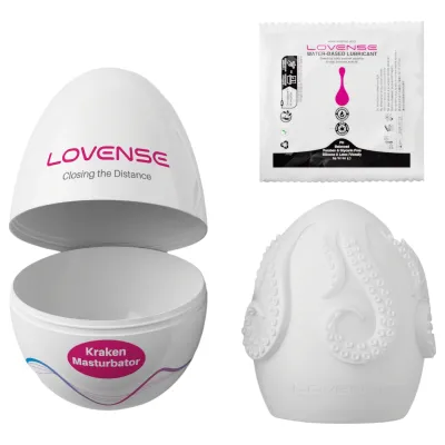 LOVENSE Kraken - tojás maszturbátor - 1db (fehér): 2 748 Ft
