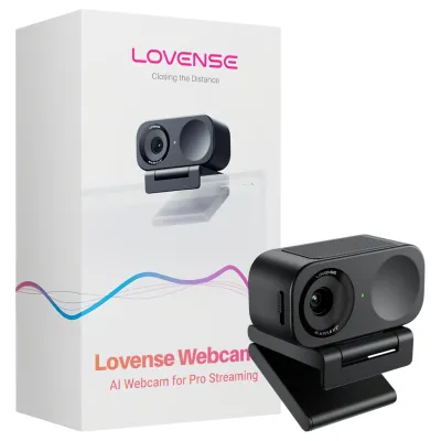 Lovense Webcam 2 - AI webkamera streaminghez (fekete)