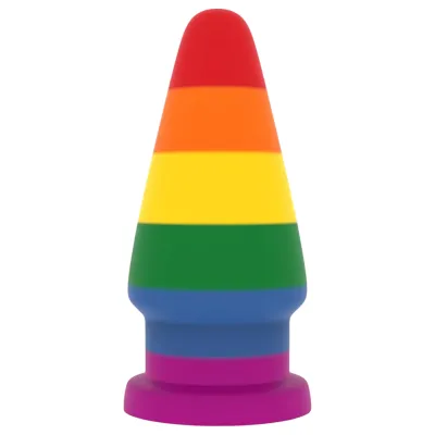 Lovetoy Prider - anál tágító plug - 15cm (szivárvány): 18 102 Ft