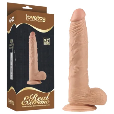 Lovetoy Real Extreme - tapadókorongos dildó - 24cm: 7 551 Ft