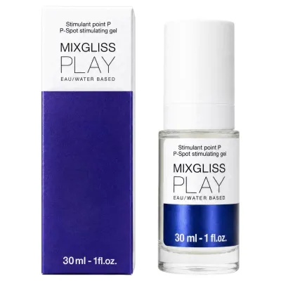 Mixgliss Play - prosztata stimuláló síkosító gél férfiaknak, illatmentes (30ml)