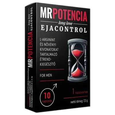 MrPotencia Long Love Ejacontrol - késleltető kapszula (10db): 6 213 Ft