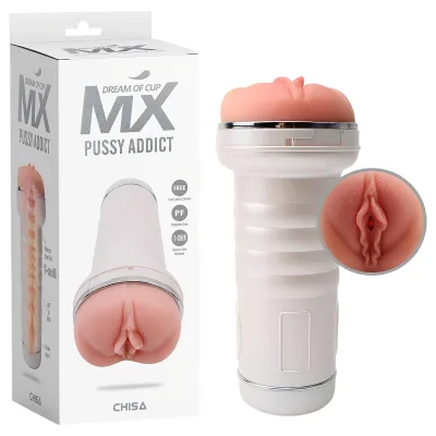 MX Pussy Addict - élethű műpunci maszturbátor (testszínű): 10 228 Ft