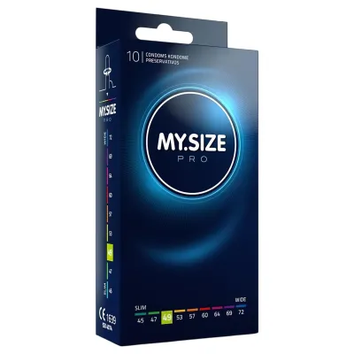 My.Size PRO - egyedi méretű óvszer - 49 mm (10 db): 3 929 Ft