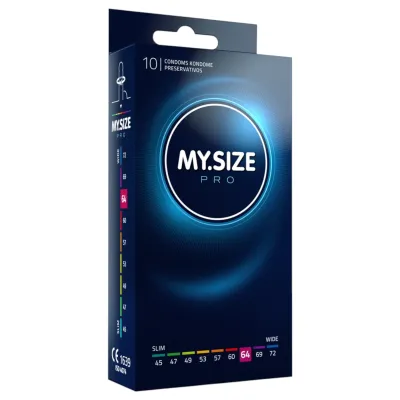 My.Size Pro - méretre szabott <strong>óvszer</strong> 64 mm (10 db): 4 717 Ft