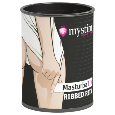 Mystim MasturbaTIN Ribbed Rita - lamellás <strong>maszturbátor</strong> (fehér): 3 929 Ft