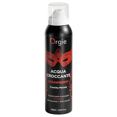 Orgie Acqua Croccante - masszázs hab - eper (150ml): 7 551 Ft