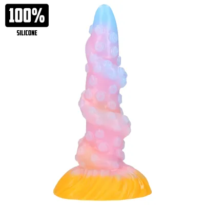 Ouch! Rainbow Kraken - szilikon anál plug (szivárvány): 8 654 Ft