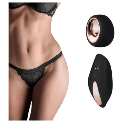 Pantyrebel - akkus, rádiós vibrációs tanga - fekete (S-L): 18 102 Ft