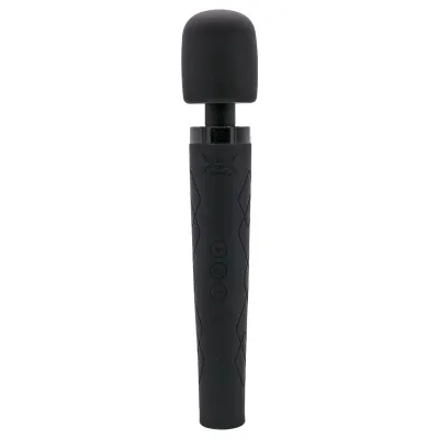 Pixey Deluxe Black Velvet - wand vibrátor L (fekete): 45 661 Ft