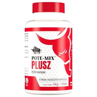 Pote-Mix Plusz étrendkiegészítő kapszula férfiaknak (120db): 14 165 Ft