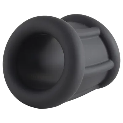 Pulselock Cocktura - bordázott szilikon péniszgyűrű (fekete) - 30mm: 3 142 Ft