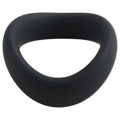 Pulselock Cocktura - csavart szilikon péniszgyűrű (fekete) - 50mm: 3 142 Ft