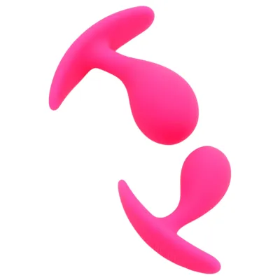 Rimba Copenhagen - butt plug szett - pink (2db): 6 685 Ft