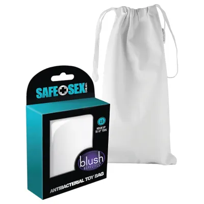 Safe Sex - antibakteriális diszkrét tároló táska - fehér (L): 2 591 Ft