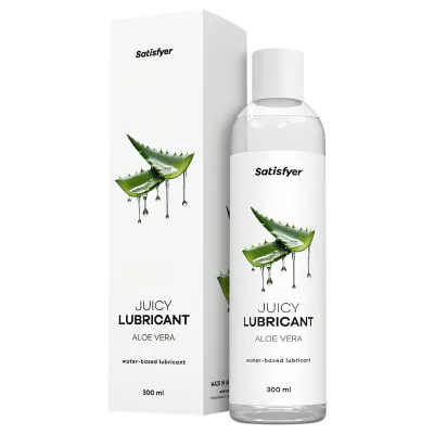 Satisfyer Juicy Aloe Vera - aloe verás síkosító (300ml): 3 299 Ft