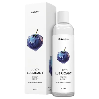 Satisfyer Juicy Breezy Berry - ízesített síkosító (300ml): 3 299 Ft