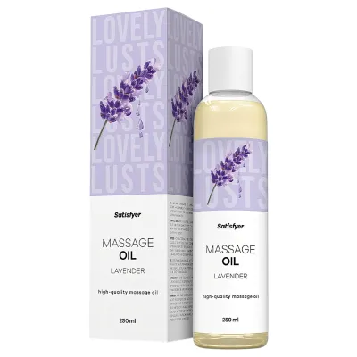 Satisfyer - levendula illatú masszázsolaj (250ml): 3 299 Ft