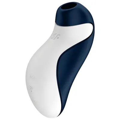 Satisfyer Orca - léghullámos és vibrációs csiklóizgató (kék): 11 803 Ft