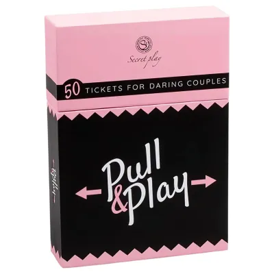 Secret Play Pull & Play - erotikus kártyajáték pároknak (50 kártya) - 7 nyelven: 7 079 Ft