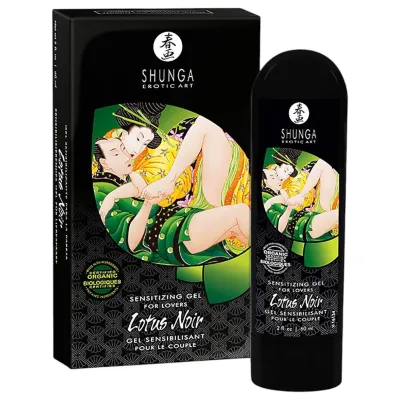 Shunga Lotus Noir - unisex stimuláló gél (60ml): 12 984 Ft