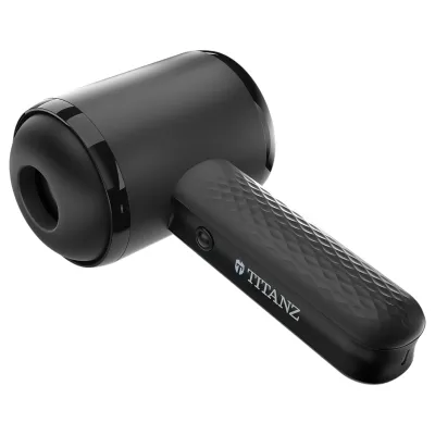Titanz Thrusting Blow Gun - automata maszturbátor (fekete): 23 614 Ft