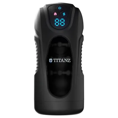 Titanz Ultimate Heat & Thrusting - automata maszturbátor (fekete): 28 339 Ft
