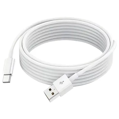 USB Type-C töltőkábel (fehér): 1 803 Ft