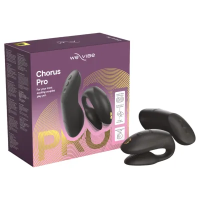 We-Vibe Chorus Pro - okos, távirányítós párvibrátor (fekete): 81 094 Ft