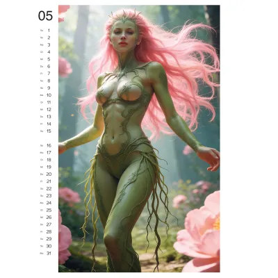 Wild Fantasy 2027 - erotikus falinaptár (10 db)