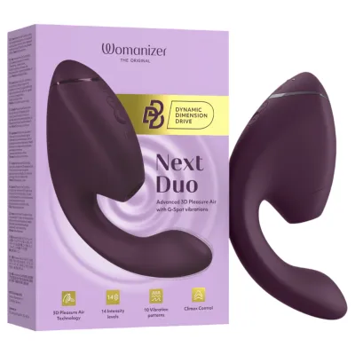 Womanizer Next Duo - 2in1 G-pont vibrátor (lila): 84 244 Ft
