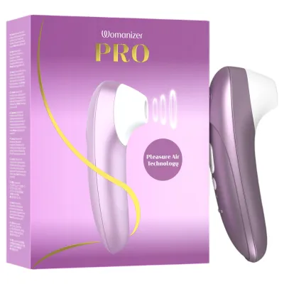 Womanizer Pro - léghullámos csiklóizgató (lila): 21 724 Ft