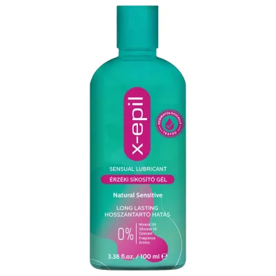 X-Epil Natural Sensitive - érzéki síkosító gél (100ml): 3 142 Ft
