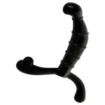 Addicted Toys - prosztata masszírozó és gátizgató dildó (fekete, 11,3 cm)