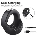 AlvUp - vibrációs péniszgyűrű (fekete)